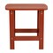 Flash Furniture Charlestown All-Weather Poly Resin Wood Adirondack Side Table in Red JJ-T14001-RED-GG - alternate 7